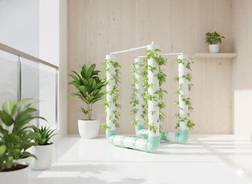 Hydroponic farming system in modern setting